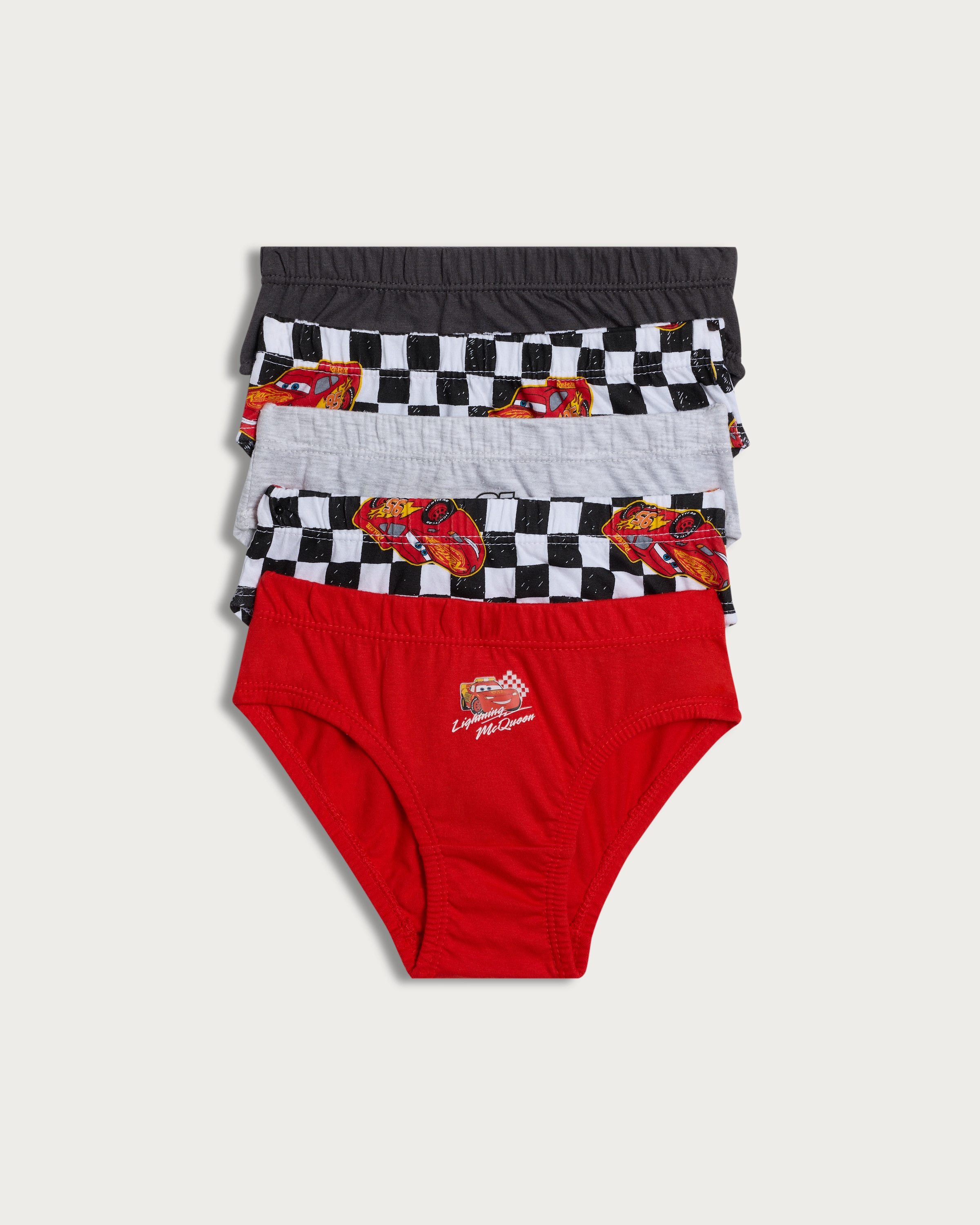 Disney Cars 5-Pack Lightning McQueen Briefs in Multi