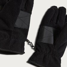 F&F Thinsulate™ Fleece Gloves in Black thumbnail 2