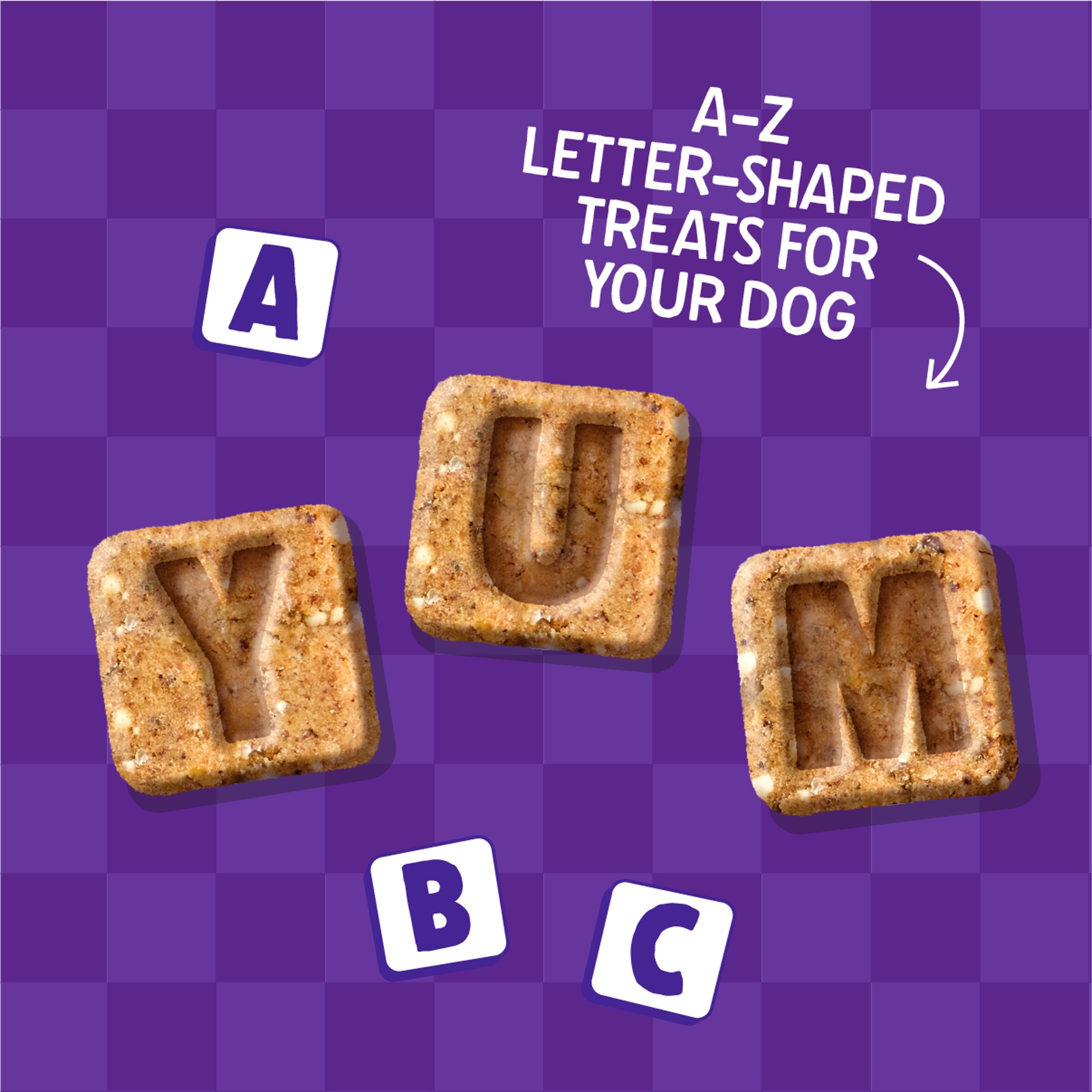 Denzel's Letters - Peanut Butter & Banana Dog Treats 90g thumbnail 2