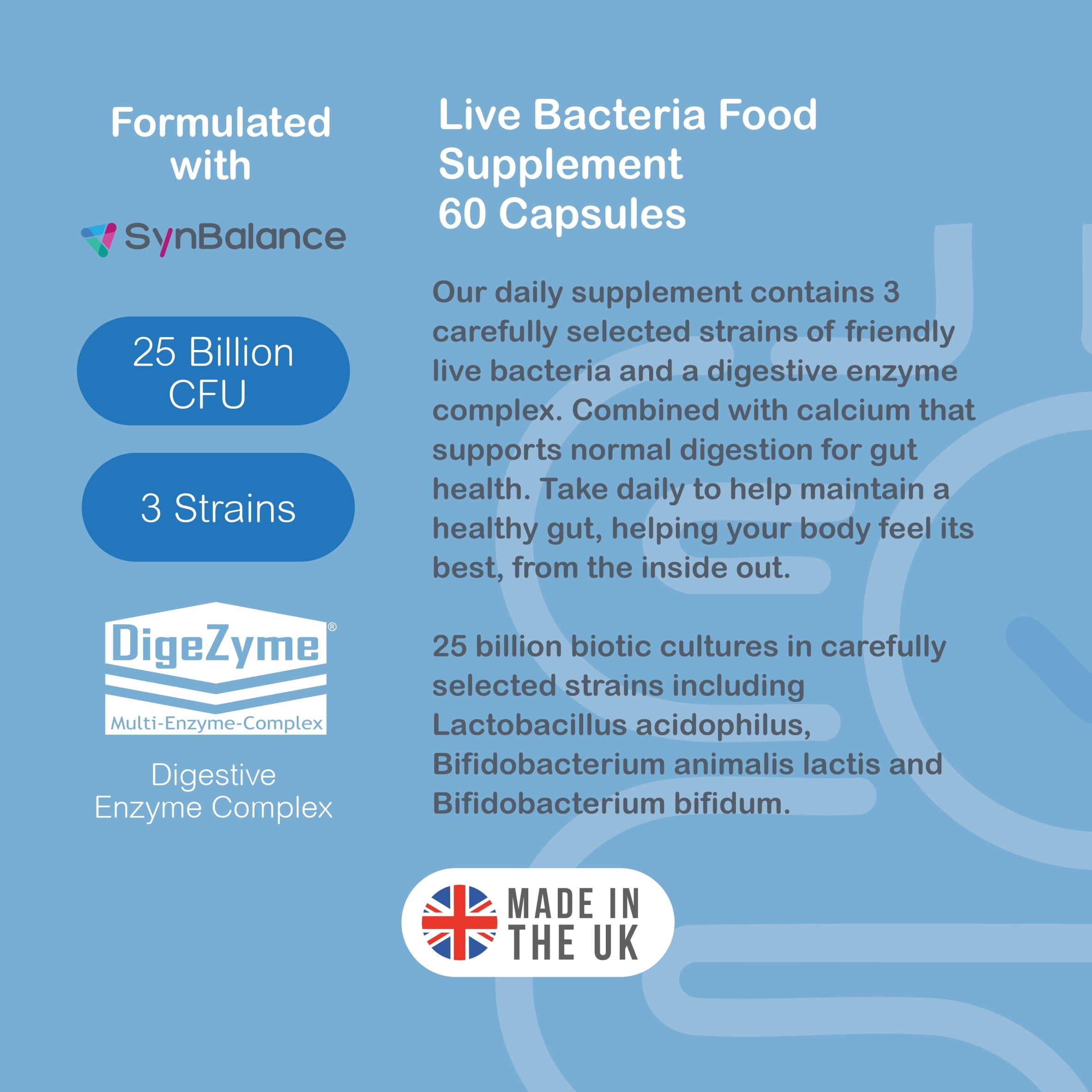 MyKind.of Daily Friendly Live Bacteria 60 Capsules thumbnail 3
