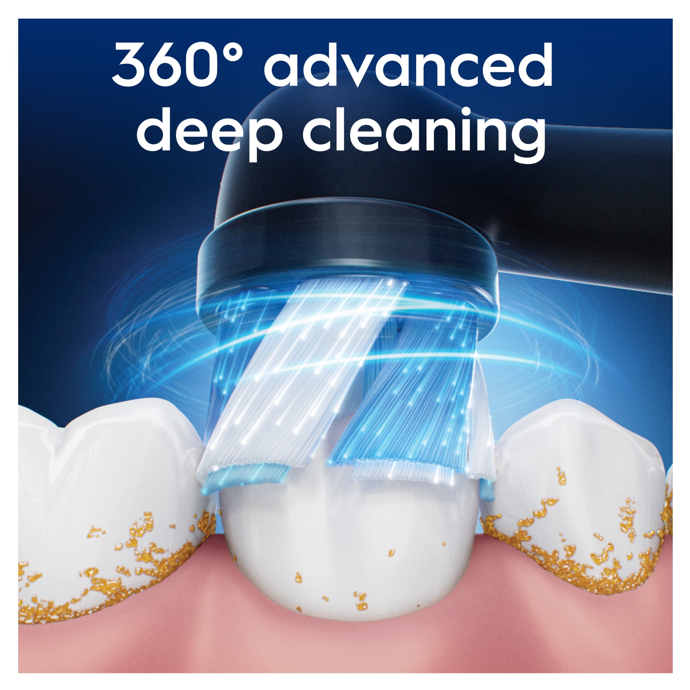 Oral-B iO Ultimate Clean Black Replacement Electric Toothbrush Heads 2 Pack thumbnail 4