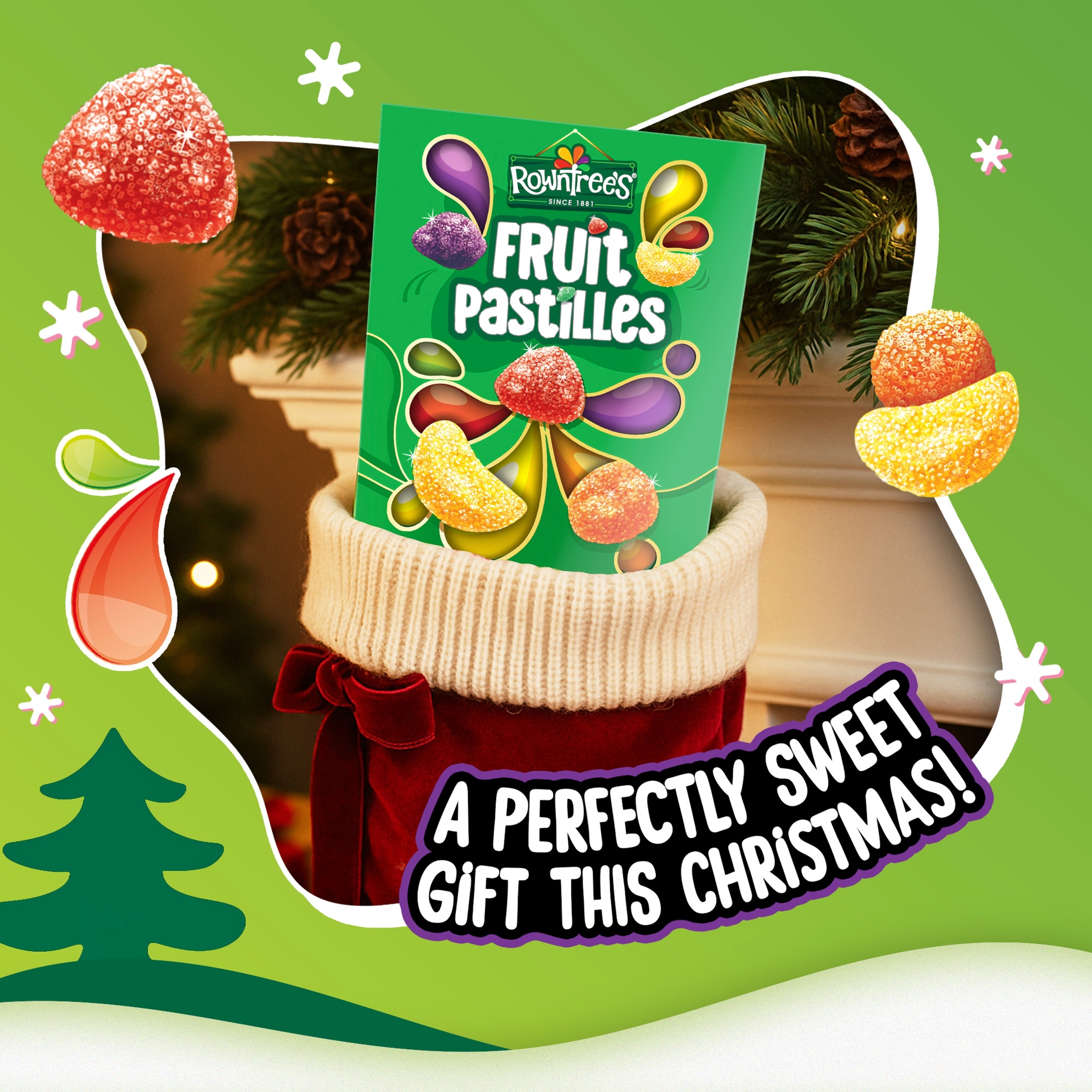 Rowntree's Fruit Pastilles Sweets Carton 320g thumbnail 3