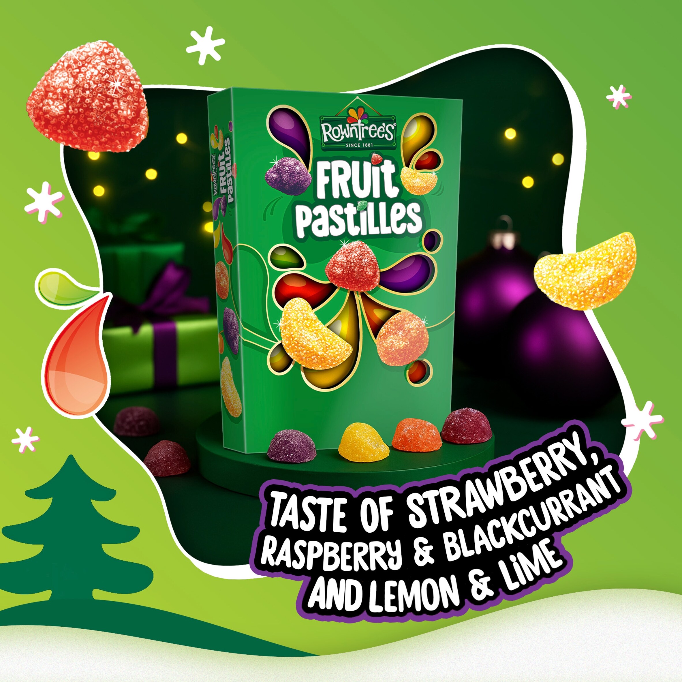 Rowntree's Fruit Pastilles Sweets Carton 320g thumbnail 5