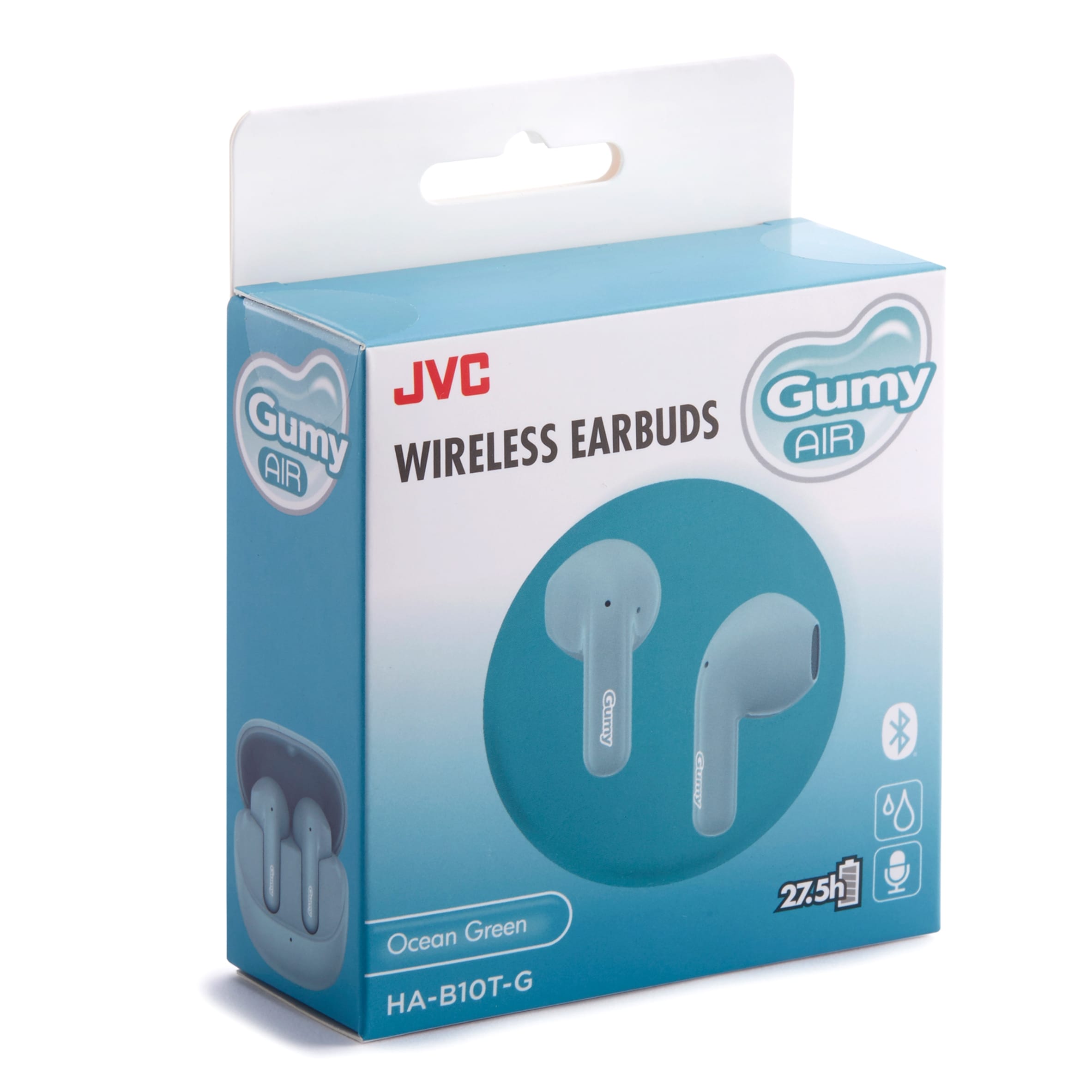 JVC OCEAN GREEN GUMY AIR WIRELESS EARBUDS thumbnail 4