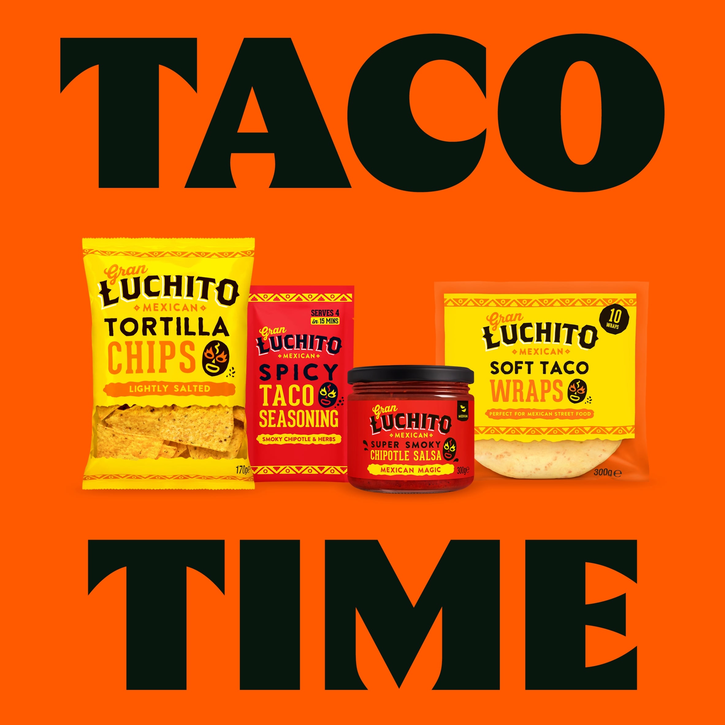 Gran Luchito Smoky Chipotle & Herbs Spicy Taco Seasoning 28g thumbnail 5