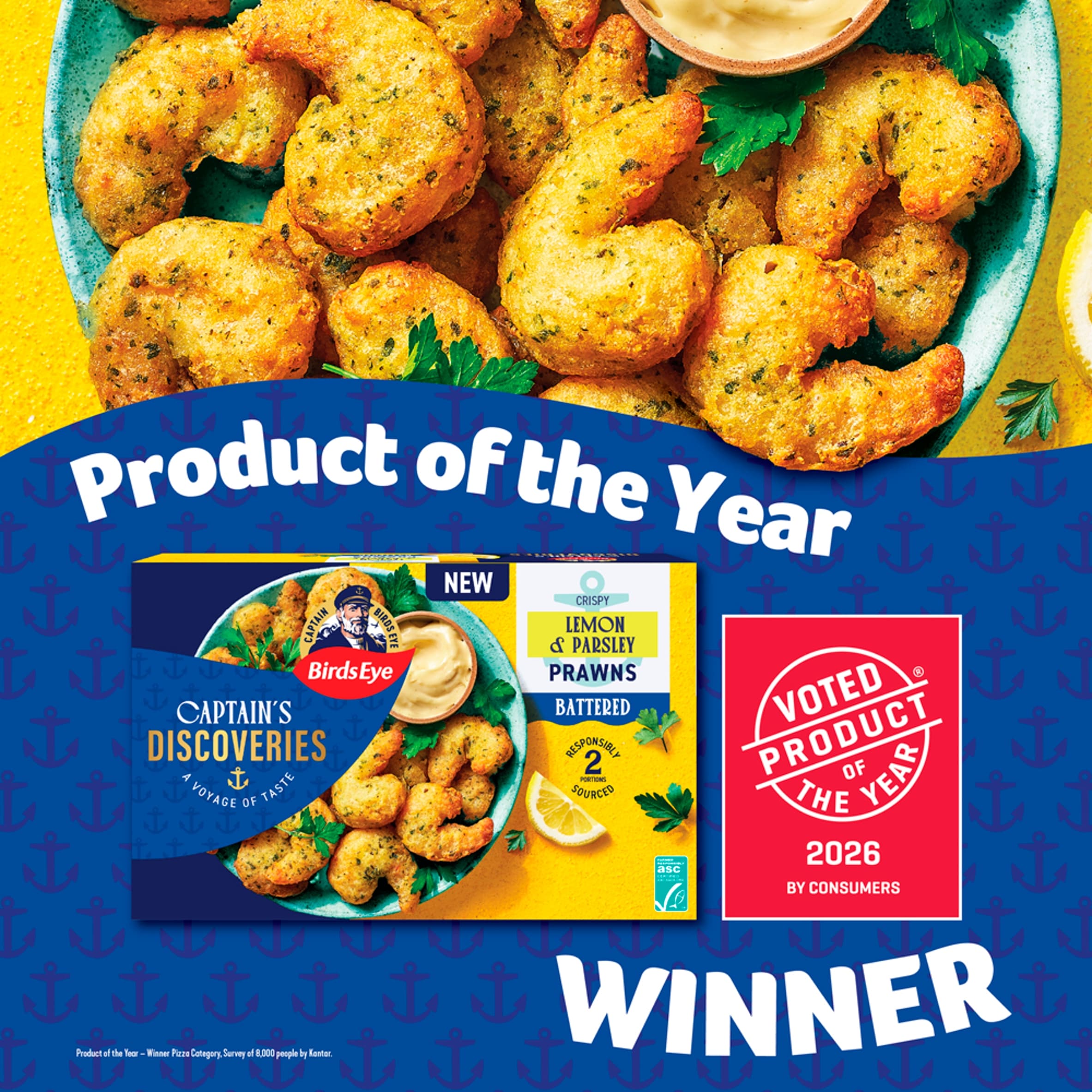 Birds Eye Captain's Discoveries Lemon and Parsley Prawns 220g thumbnail 2
