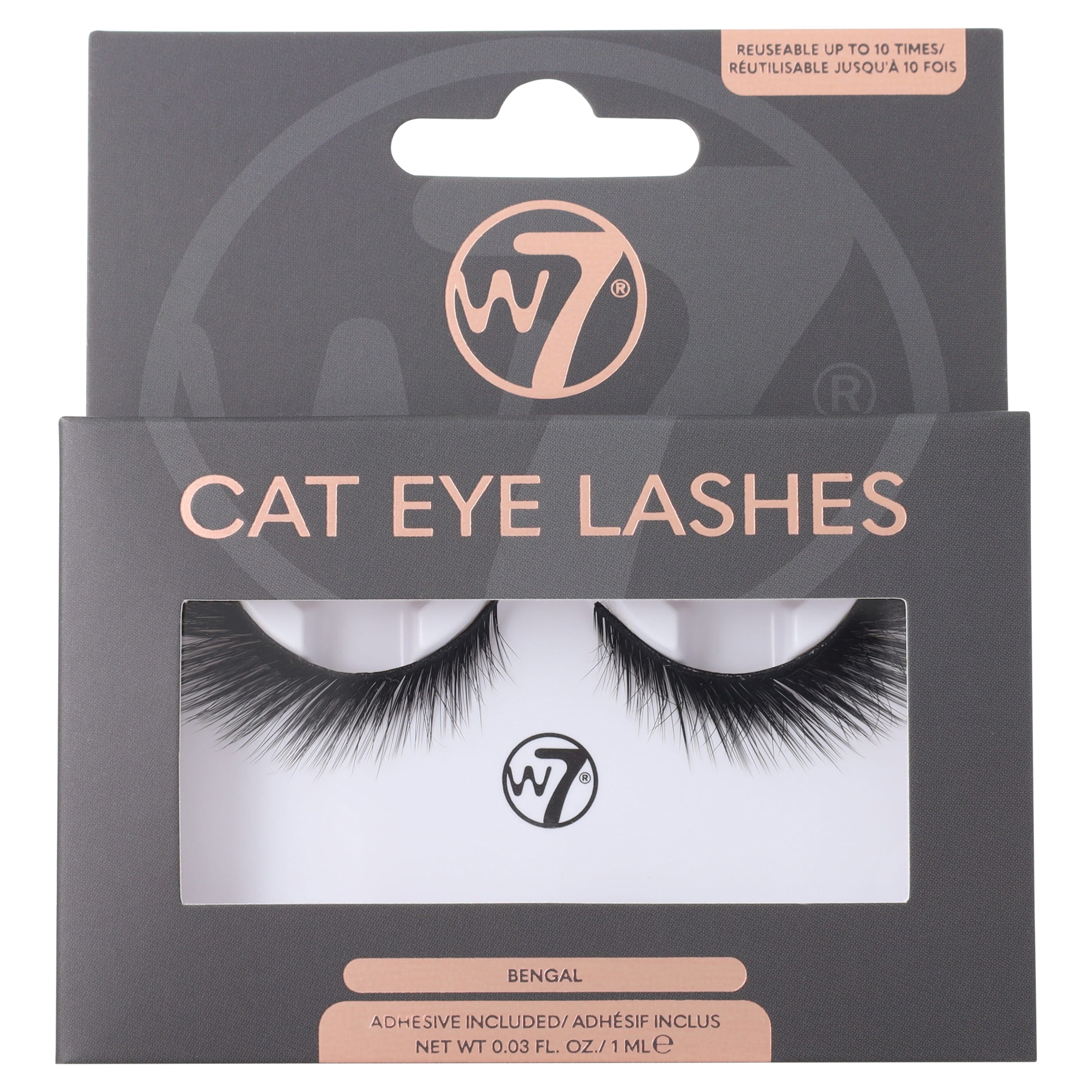 W7 Cat Eye Lashes Bengal Set