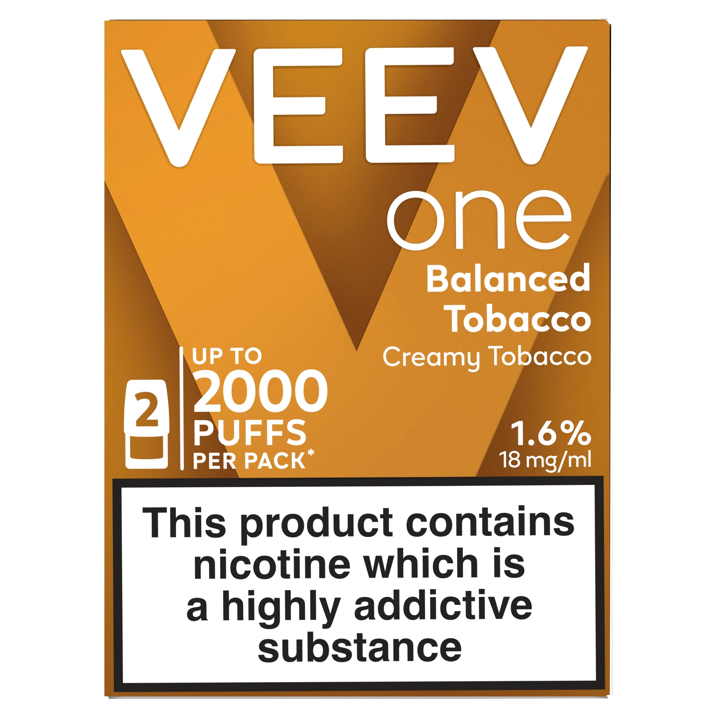 veev one creamy tobacco VEEV ONE BALANCED TOBACCO Creamy Tobacco 20mg/ml 2x2ml