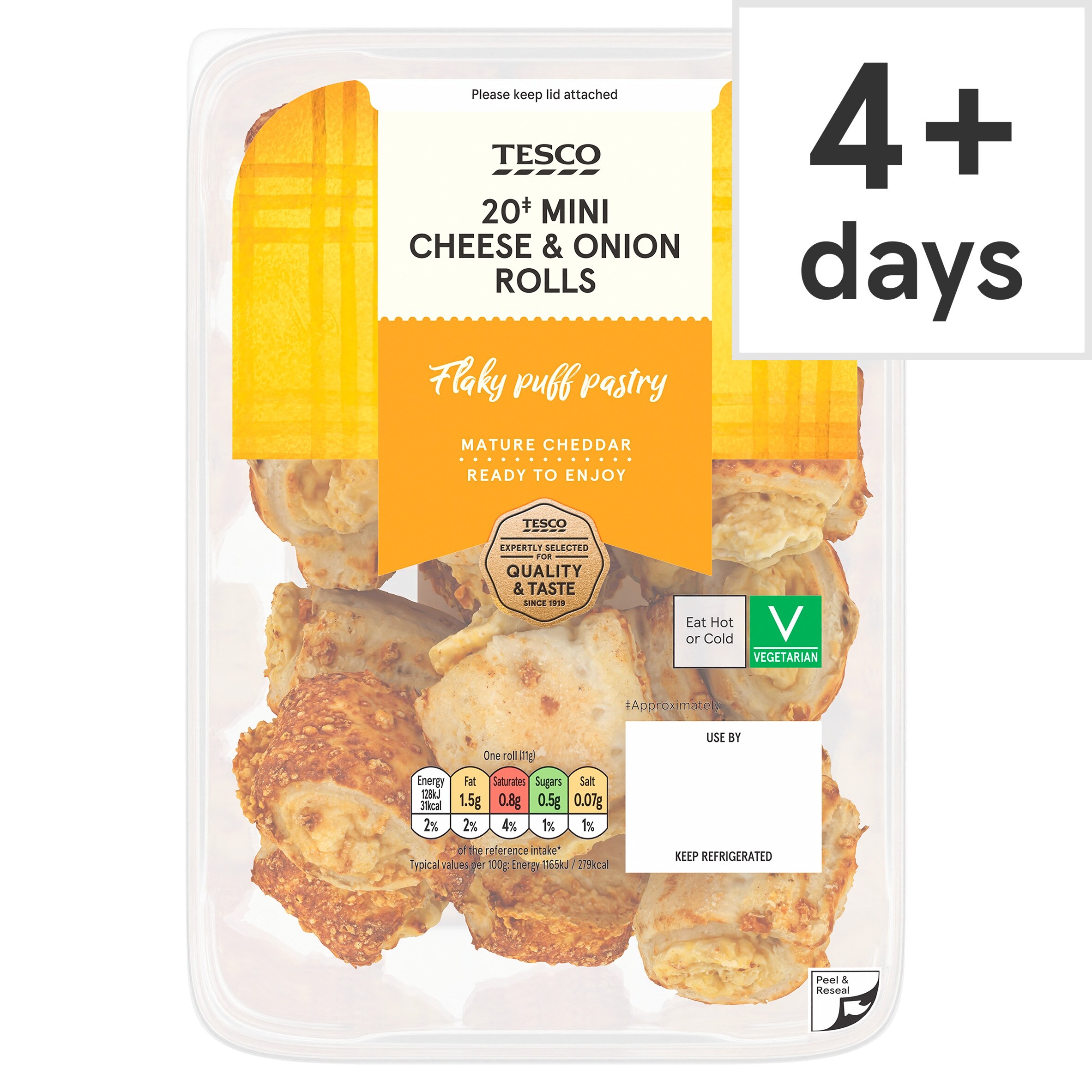 Tesco Mini Cheese & Onion Rolls 220g