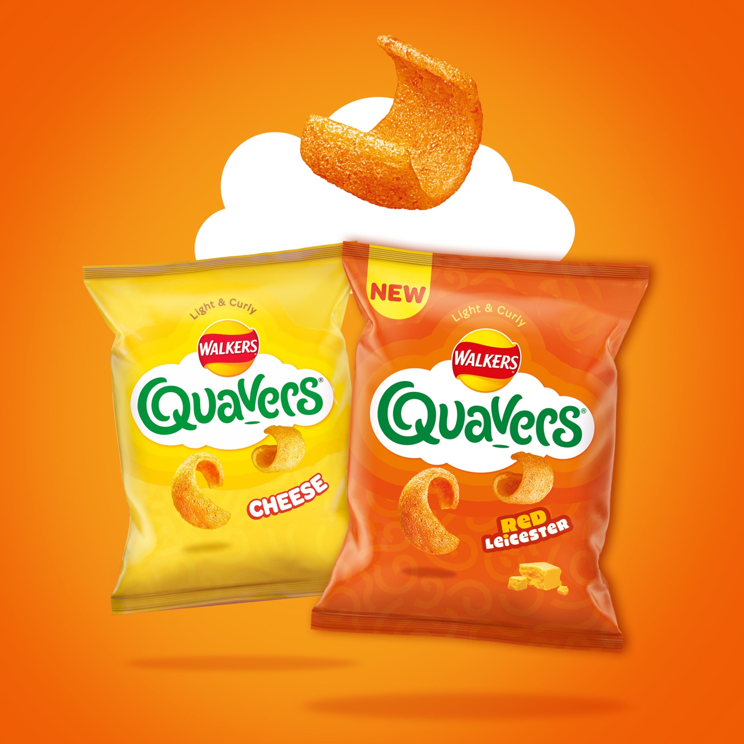 Walkers Quavers Red Leicester Multipack Crisps 6 x 16g thumbnail 4