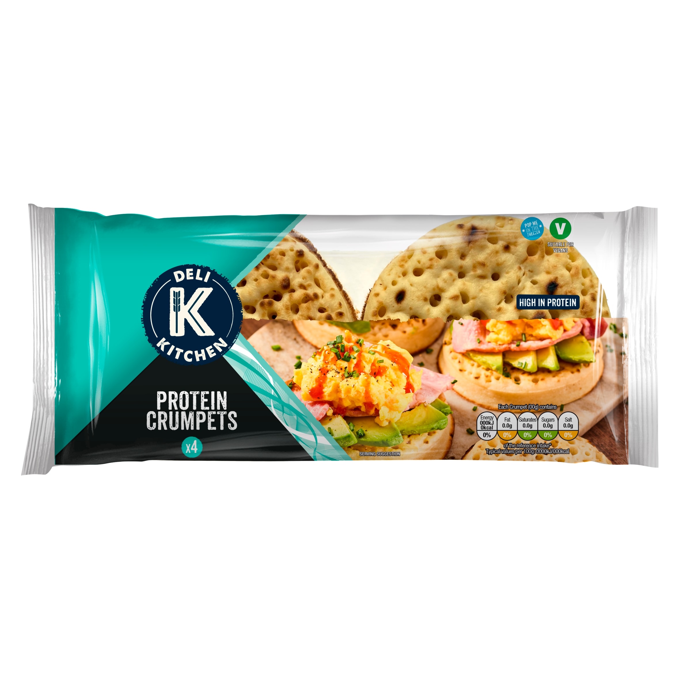 Deli Kitchen Protein Crumpets 4 Pack thumbnail 5