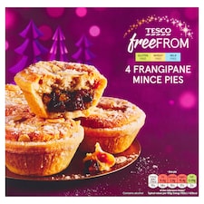 Tesco Free From 4 Frangipane Mince Pies 200g