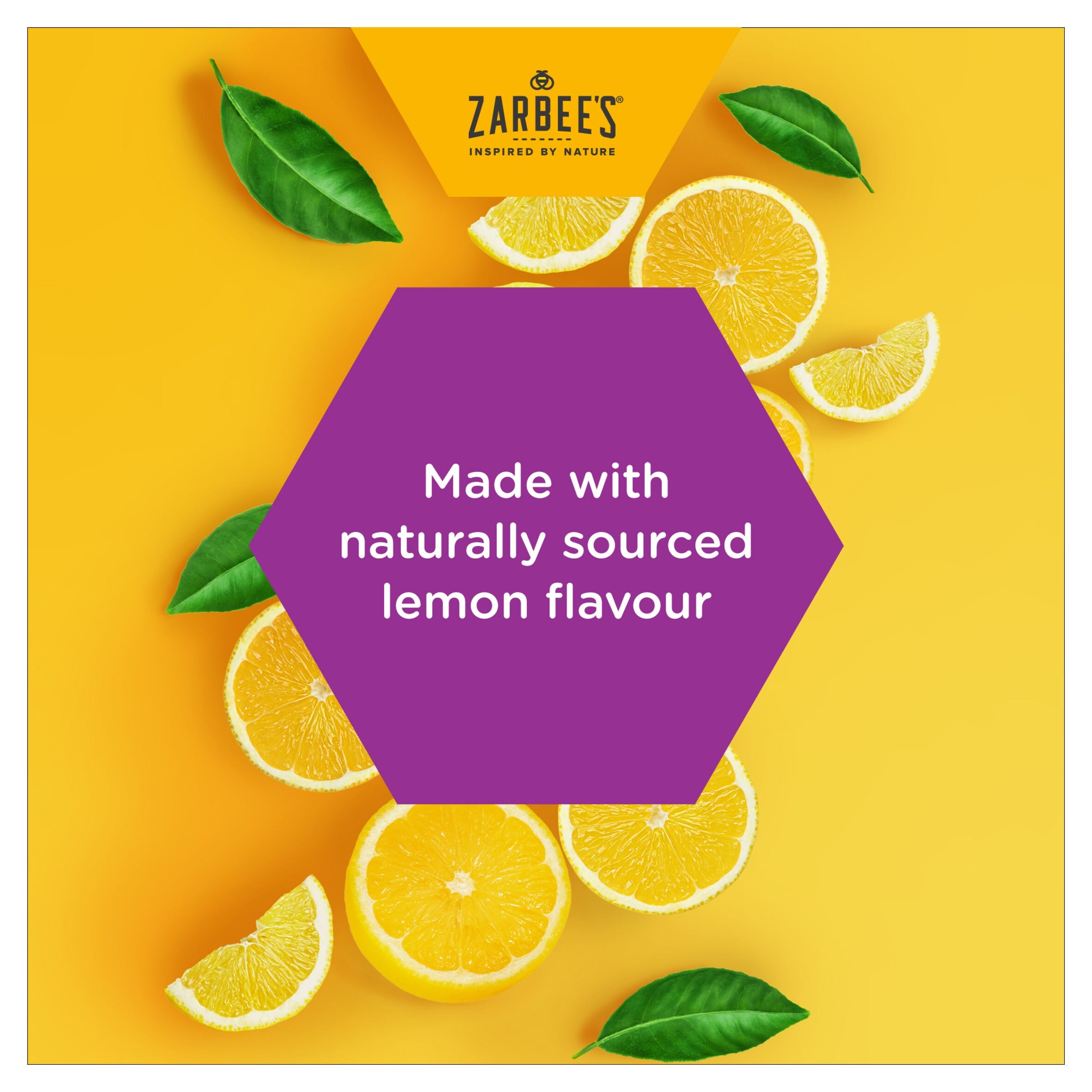 Zarbee's Cooling Throat Honey & Lemon Lozenges 24s thumbnail 3