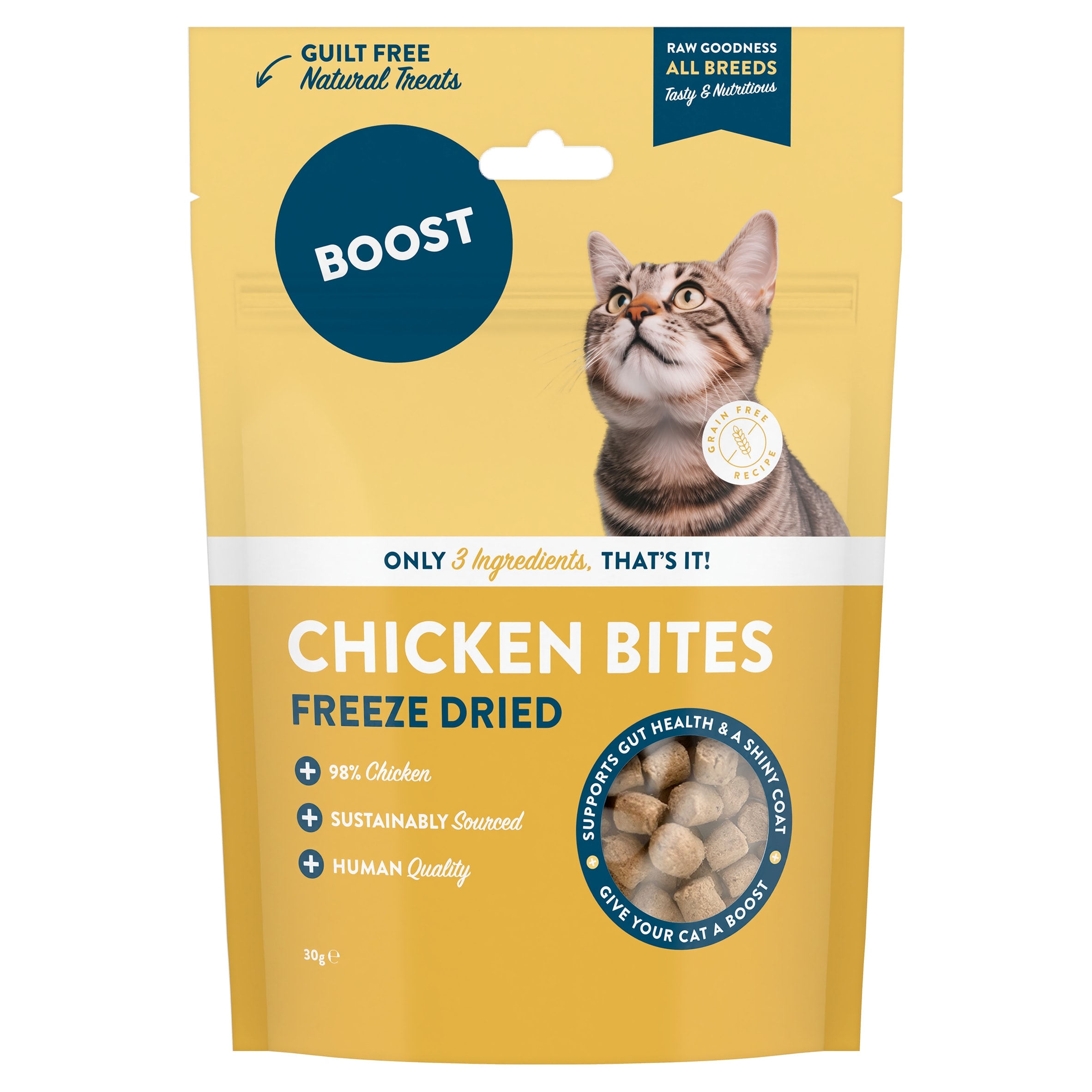 Boost Natural Treats Chicken For Cats 30g