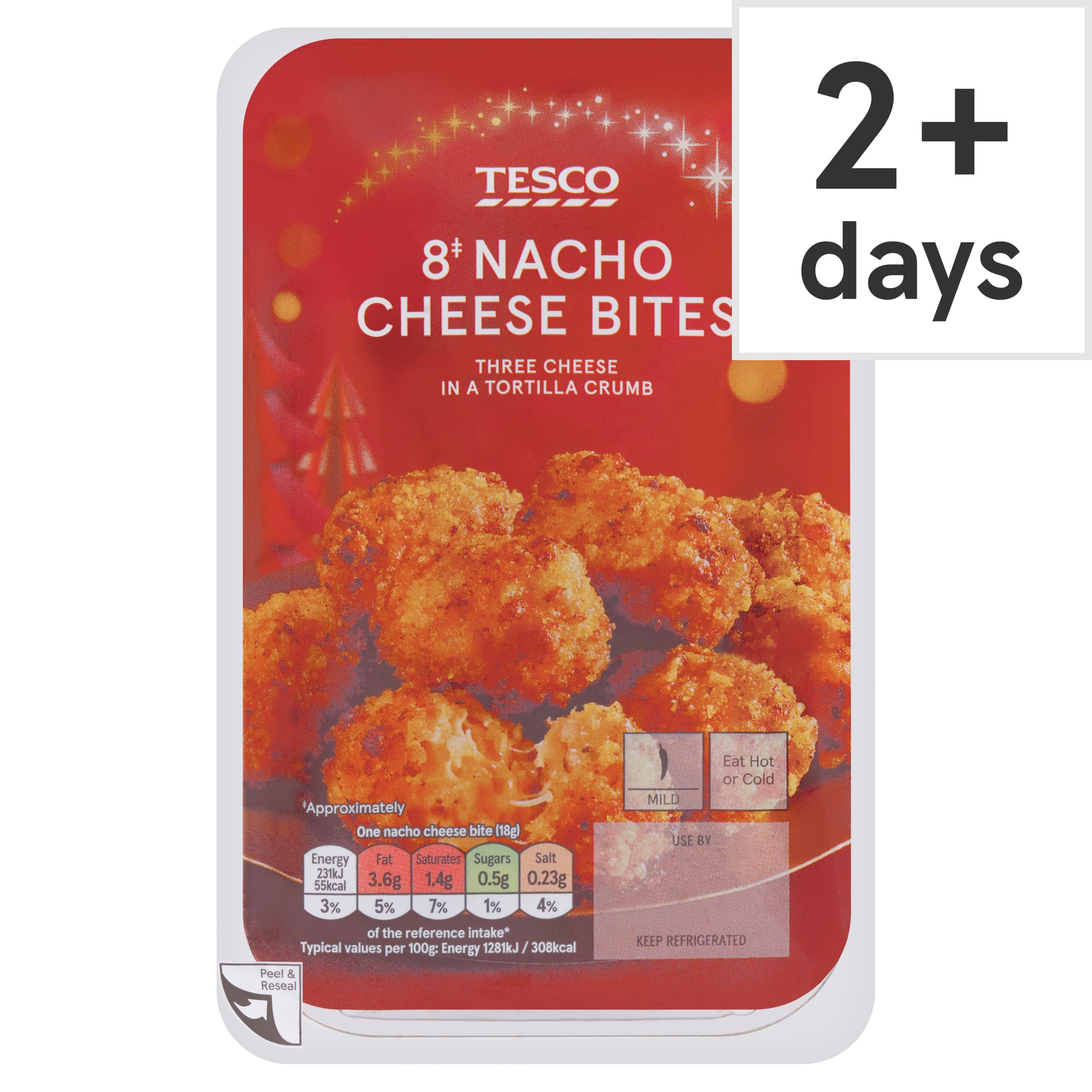Tesco 8 Nacho Cheese Bites 144g