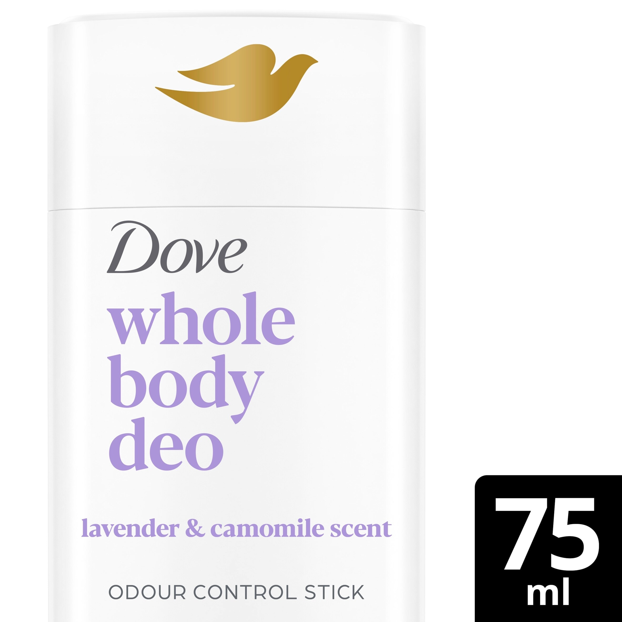 Dove Lavender & Chamomile Whole Body Deodorant Stick 48h Odour Control 50ml