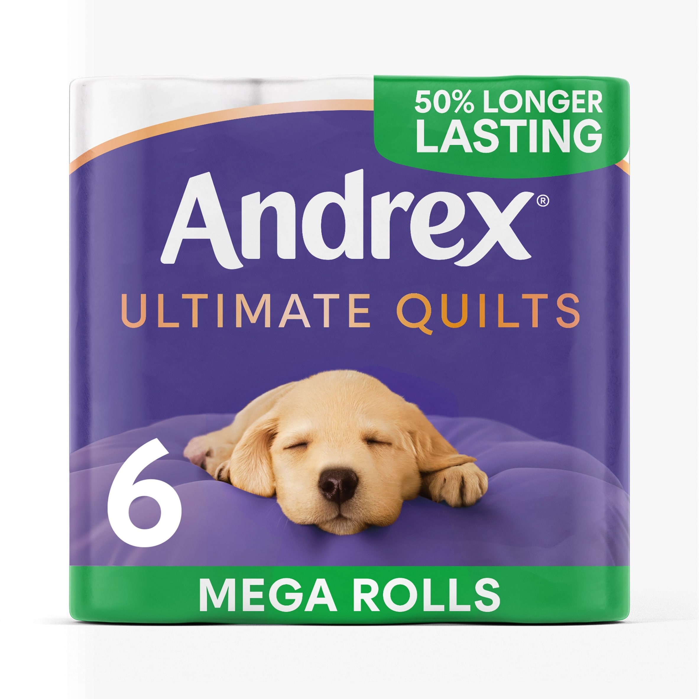Andrex Ultimate Quilts Toilet Tissue 6 Mega Rolls