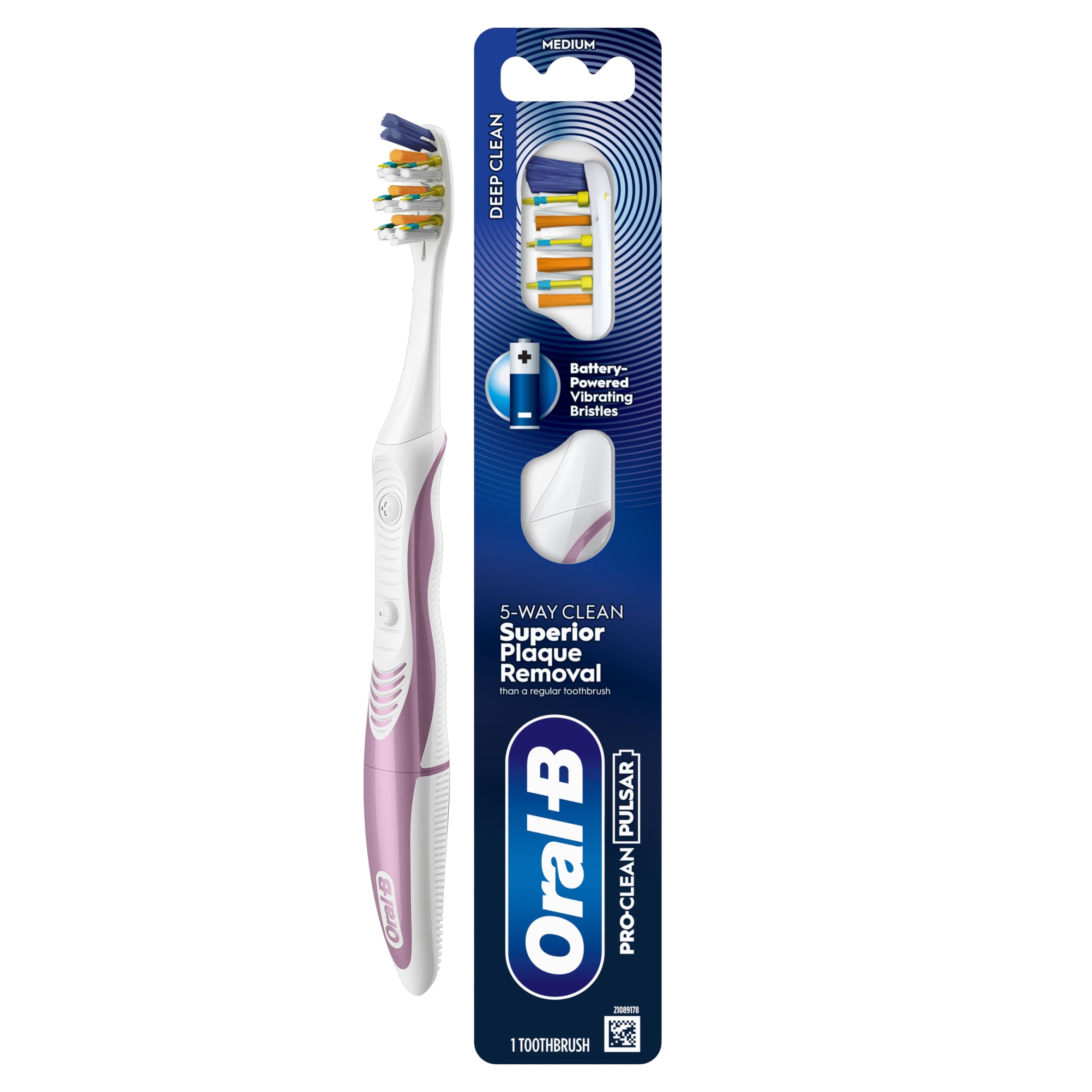 Oral-B Pulsar Pro Clean Medium Battery Toothbrush