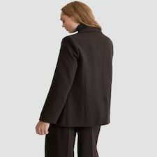 F&F Single Button Tailored Blazer in Brown thumbnail 3