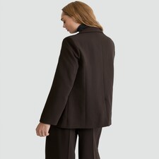 F&F Single Button Tailored Blazer in Brown thumbnail 3