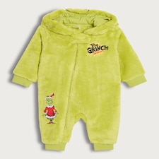 The Grinch Fleece Pram Suit in Green