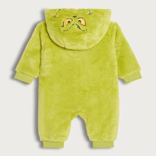 The Grinch Fleece Pram Suit in Green thumbnail 2