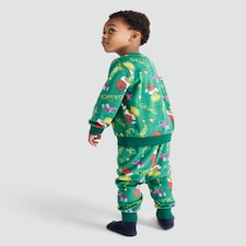 The Grinch Minky Fleece Pyjamas in Green thumbnail 3