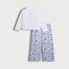 Wicked 2-Piece Pure Cotton Elphaba Print Pyjamas in Multi thumbnail 4