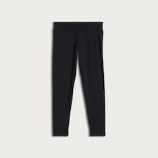 F&F Cotton Rich High Waisted Leggings in Black thumbnail 4