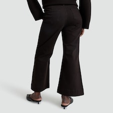 F&F Patch Pocket Flared Jeans in Brown thumbnail 3