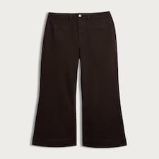 F&F Patch Pocket Flared Jeans in Brown thumbnail 4