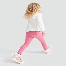 F&F Girls 2-Pack Fleece Lined Leggings in Multi thumbnail 5