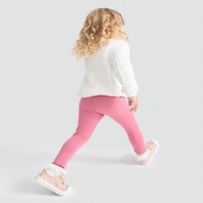 F&F Girls 2-Pack Fleece Lined Leggings in Multi thumbnail 5