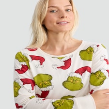 The Grinch Matching Family Christmas Pyjamas in Stone thumbnail 2