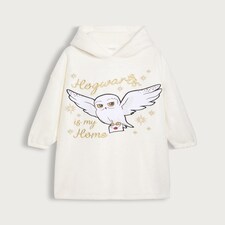 Harry Potter Hedwig Fleece Hooded Blanket in Cream thumbnail 4
