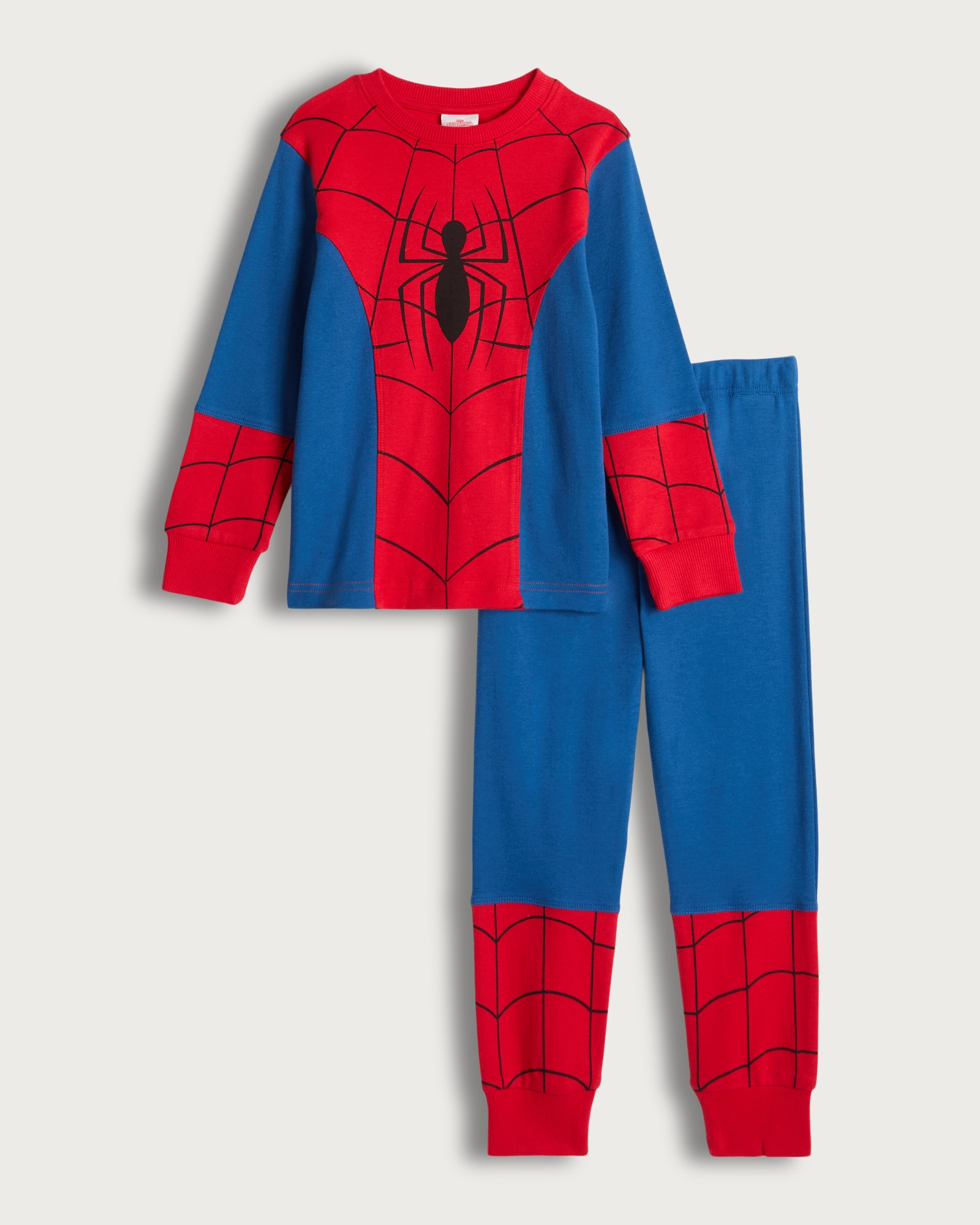 Marvel Spider-Man Pure Cotton Pyjama Set in Red Multi thumbnail 2