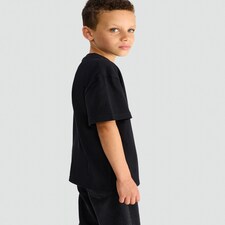 F&F Boys Pure Cotton Festive Print T-Shirt in Black thumbnail 3