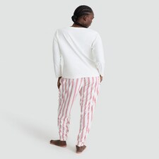 Coca-Cola Fleece Holidays Are Coming Pyjama Set in Multi White thumbnail 3