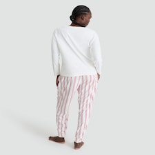 Coca-Cola Fleece Holidays Are Coming Pyjama Set in Multi White thumbnail 3