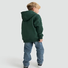 F&F Boys Cotton Rich Feelin' Festive Christmas Hoodie in Green thumbnail 3