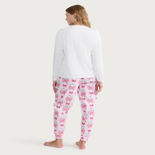Disney Marie Christmas Fleece Top and Bottoms Pyjamas in Multi Pink thumbnail 3
