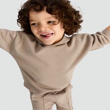 F&F x Samantha Faiers 2-Piece Hoodie and Cuffed Joggers Set in Mink thumbnail 2