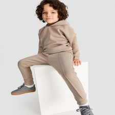 F&F x Samantha Faiers 2-Piece Hoodie and Cuffed Joggers Set in Mink thumbnail 4