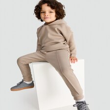 F&F x Samantha Faiers 2-Piece Hoodie and Cuffed Joggers Set in Mink thumbnail 4