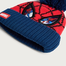 Disney Spider-Man 2-Piece Knitted Beanie Hat and Gloves Set in Multi thumbnail 2