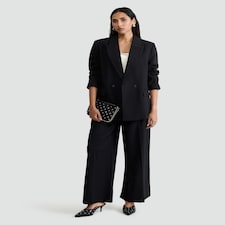 F&F Double Breasted Blazer in Black