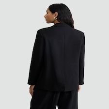 F&F Double Breasted Blazer in Black thumbnail 3