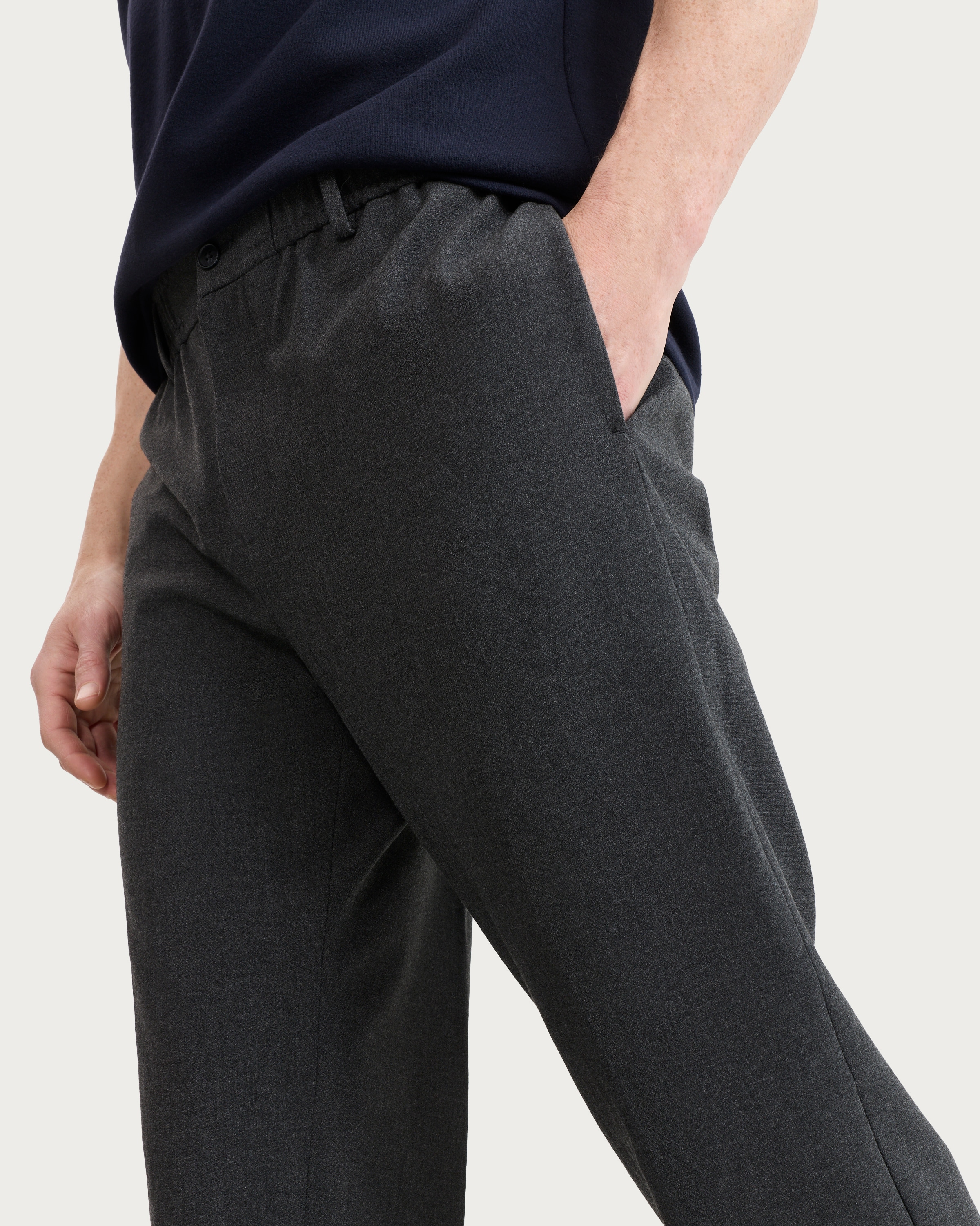 F&F Regular Fit Co-ord Trousers in Grey