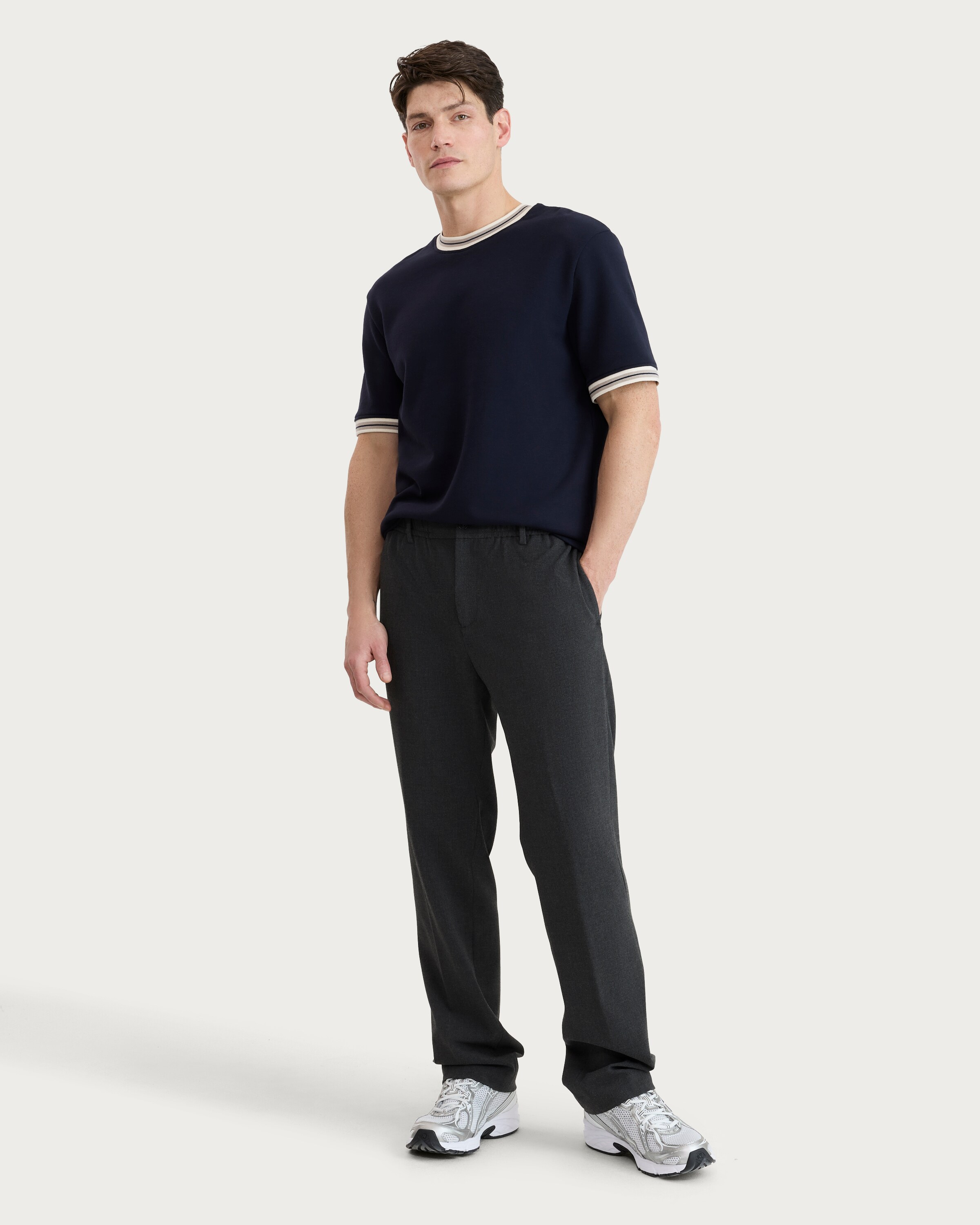F&F Regular Fit Co-ord Trousers in Grey thumbnail 2