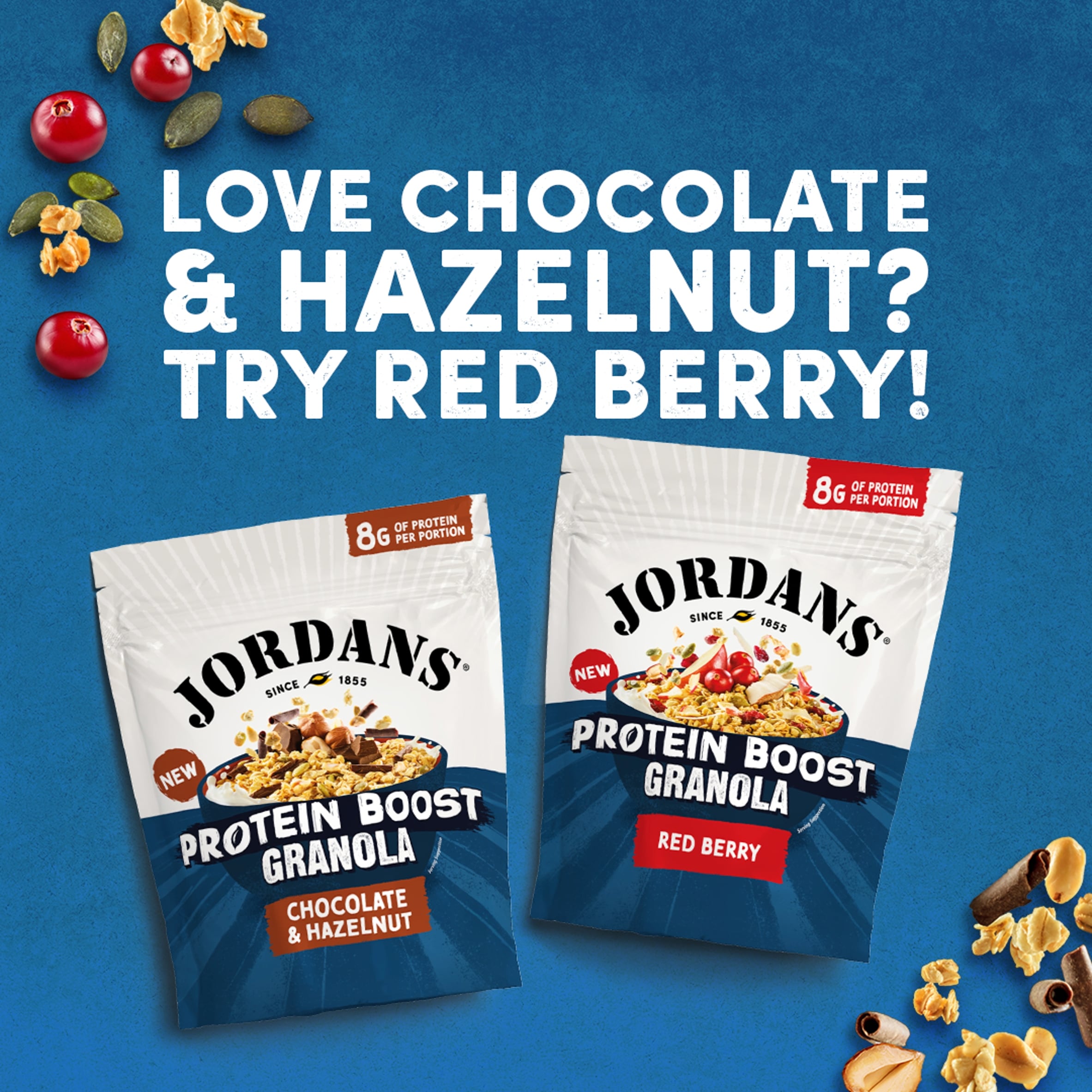 Jordans Protein Granola Chocolate & Hazelnut 400g thumbnail 5
